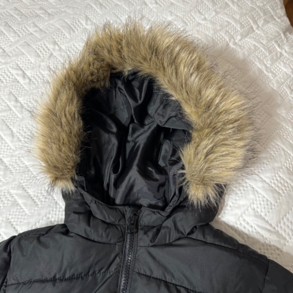 Gap Kids Cold Control Ultra Max Duffle Blacl Tunic Winter Snow Jacket Coat Parka - Picture 4 of 8